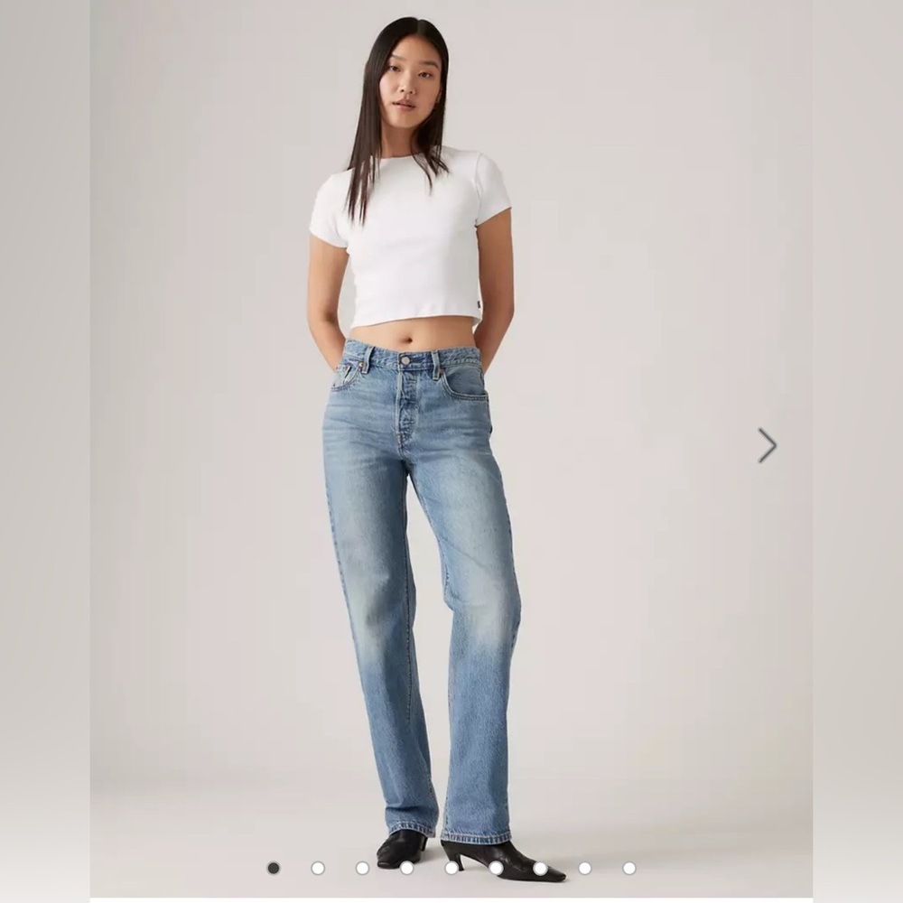 Levi's Women's Straight Leg Jeans - Light Blue
